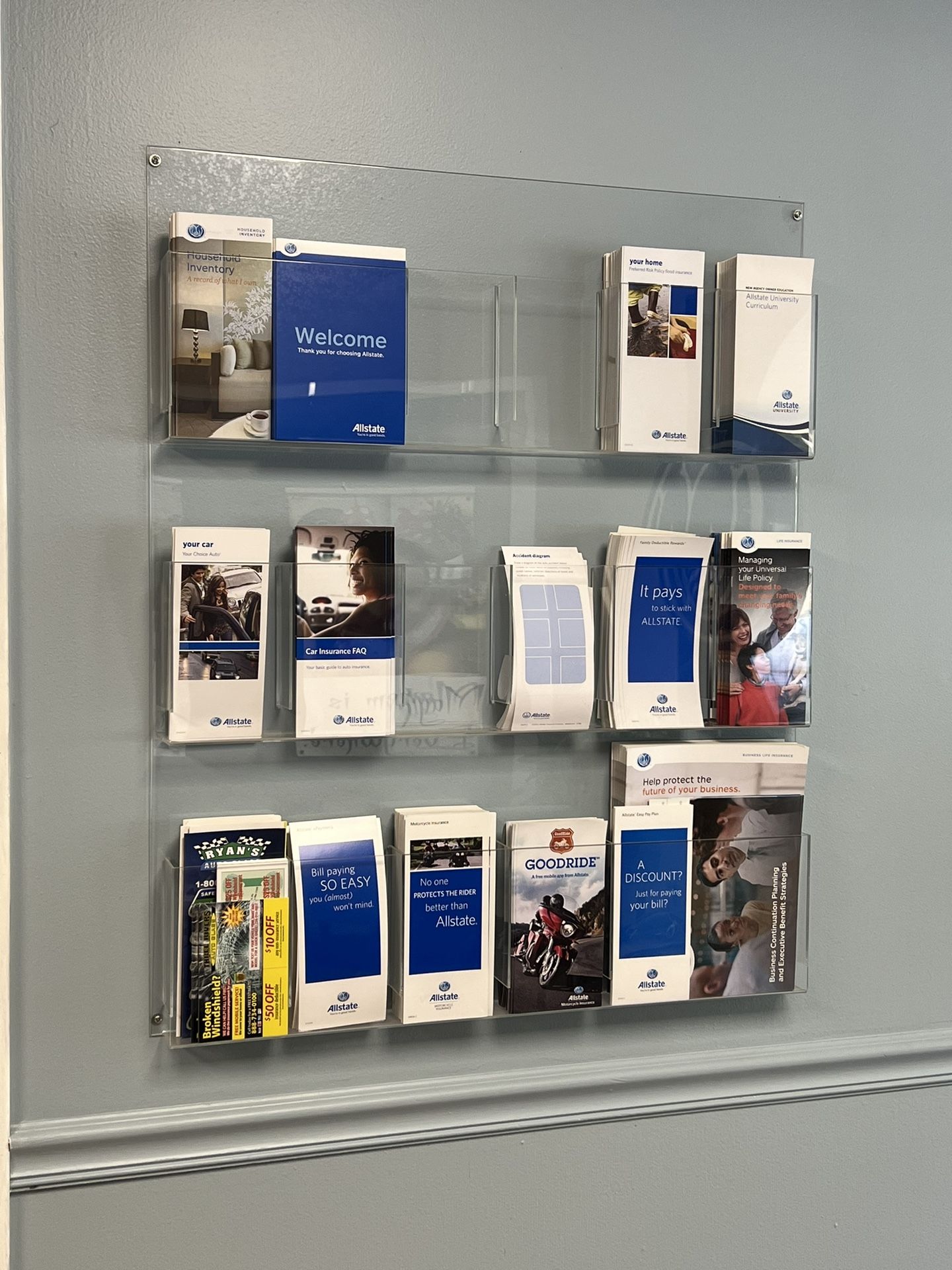 Brochure Holder Wall Mount