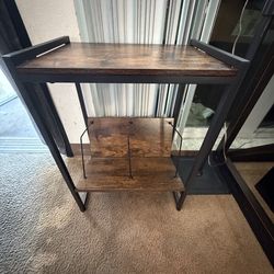 Vinyl Record Storage Table Stand Organizer