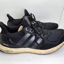 Adidas Ultraboost 1.0 Shoes Men's 9 Core Black Running Athletic Workout Sneakers