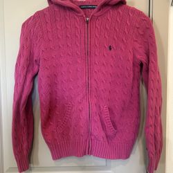 Polo Ralph Lauren cable knit full zip Sweater sz. S