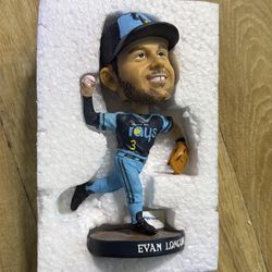 Tampa Bay Rays Bobble head Evan Longoria bright house Retro