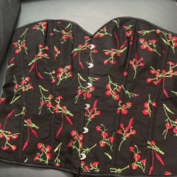 Floral Print Corset 