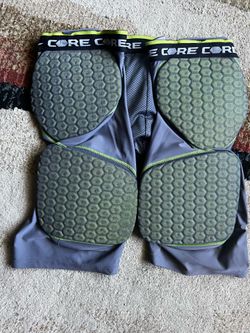 Football Padded Girdle Compression Shorts Size XL