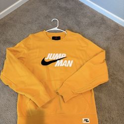 Men’s Nike Air Jordan Jumpman Pullover Crew Sweatshirt Men Size Large Small