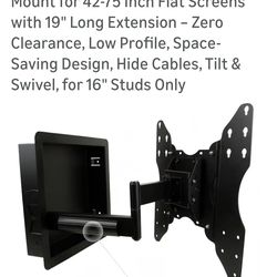 Brand New TV Recessed Rack