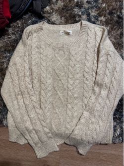 Lucky Brand sweater- Size L $10 cash . Pickup at Ellsworth and Guadalupe in East Mesa.