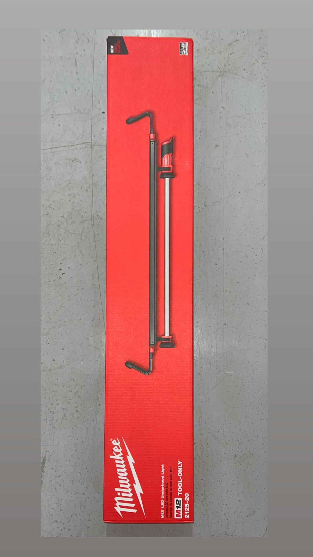 Milwaukee M12 Underhood Light. Tool Only. Model #2125-20