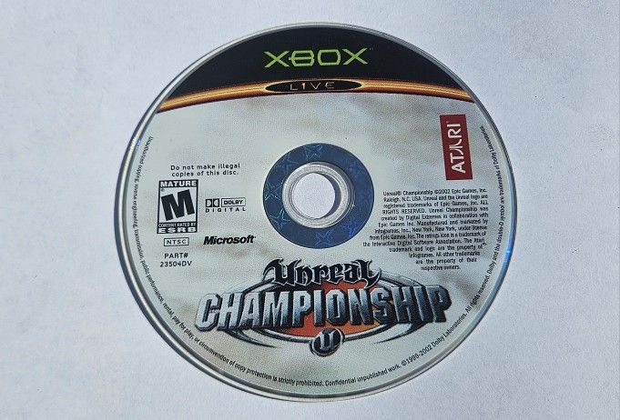 Unreal Championship on the original Xbox console
