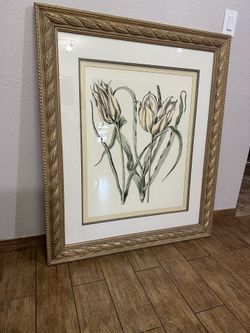 Huge Tulip Botanical Print: Curtis Floral Original