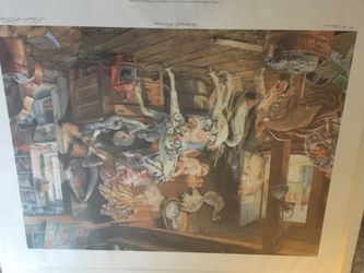 Charles Peterson "Carousel Horses" signed 512/3000 Limited edition 19 x 26