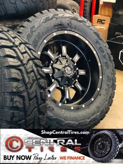 20x10 Fuel Offroad wheels on Toyo RT Tires..... easy payment options available..... Central Tires .....