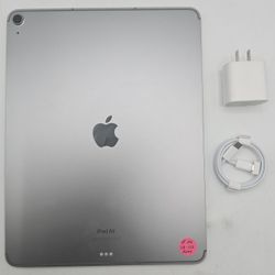 🔥Apple iPad Air 13-inch M2 128gb 100% Battery👀LTE Cellular Unlocked With Charger And Warranty $540