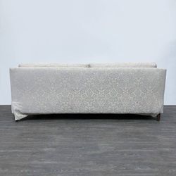 Ethan Allen Transitional Damask Fabric Sofa