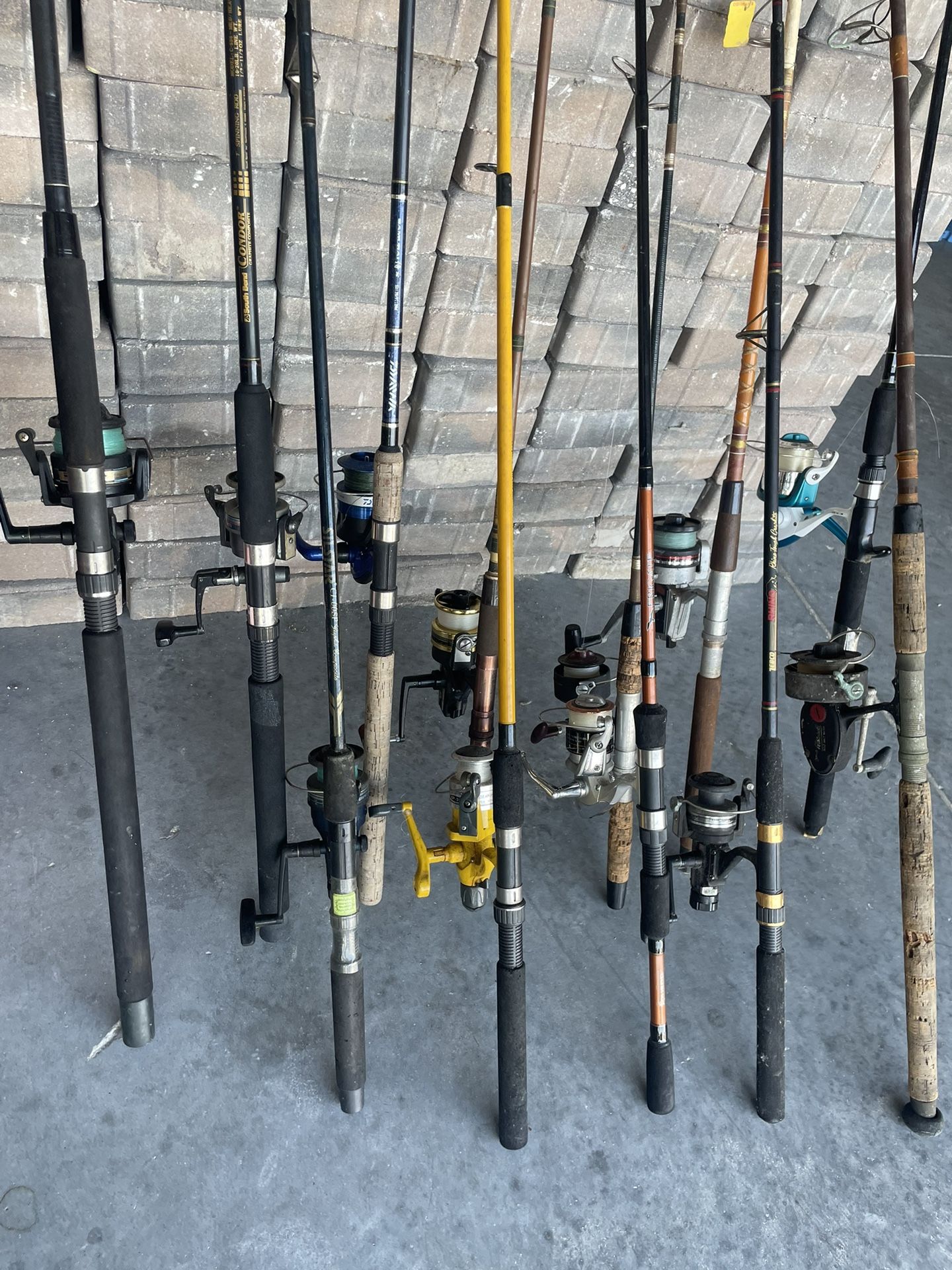 50+ Fishing Rod/reel Combos!!!! $20 Each!! Will Work Deals