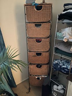 Metal and wick drawers