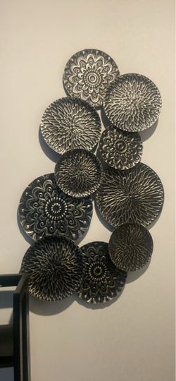 Black metal wall units