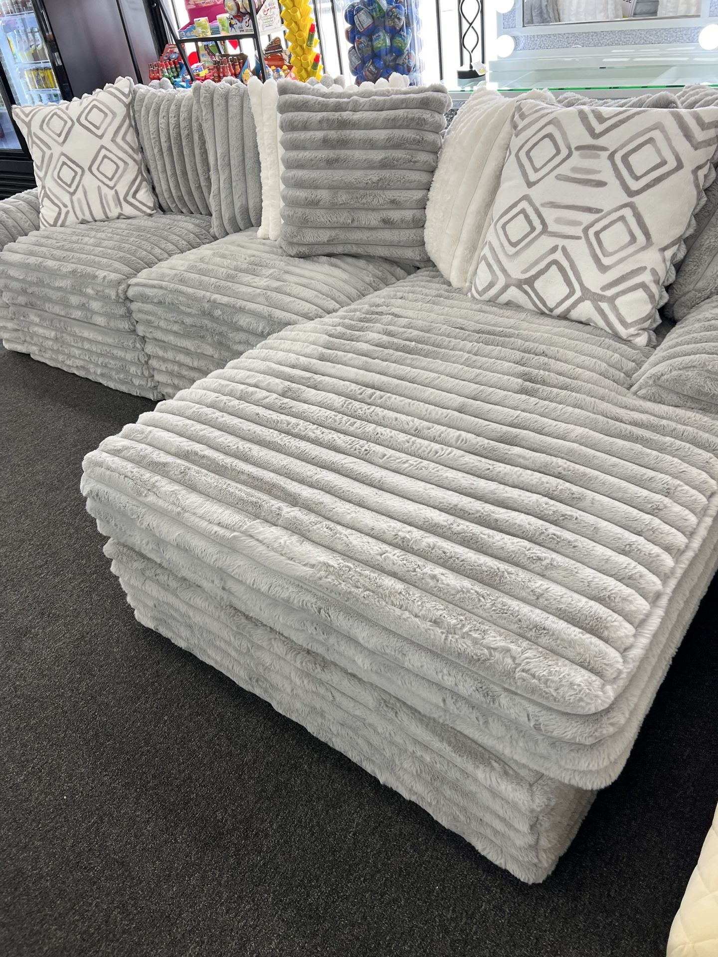 Deep Cozy Stylish Sectional!