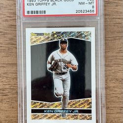 1993 Topps Black Gold KEN GRIFFEY JR #33 PSA 8 Seattle Mariners