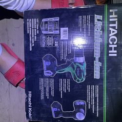 Hitachi Drill And Light Combo Brand New