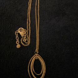Vintage 18”-20” SilverTone Necklace With Pendant,by MONET 