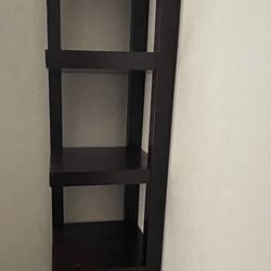 Corner Shelf 5 Tier Dark Espresso Color