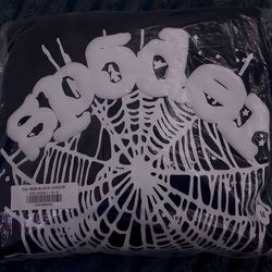 Sp5der black and white hoodie