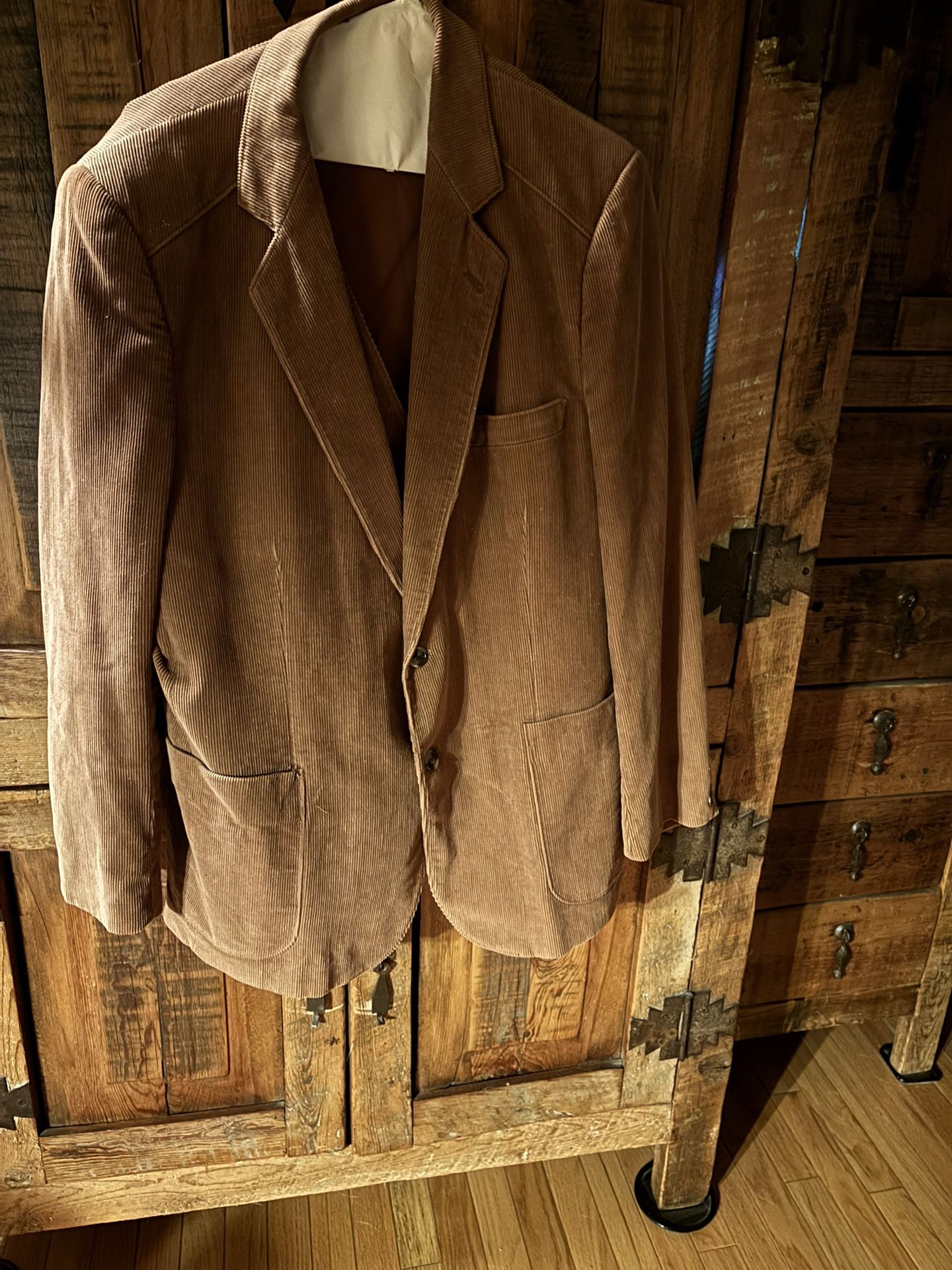 Men’s Corduroy Jacket With Vest