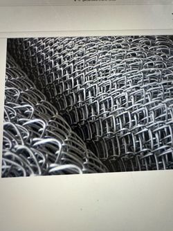 Galvanized chane fence