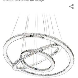 MEEROSSE CRYSTAL CANDELIER  NEW