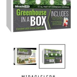 MIRACLELEDR
GREENHOUSE IN A BOX-
ABSOLUTE DAYLIGHT