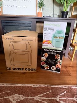ice cream maker, dehydrator, airfryer 3 for 1