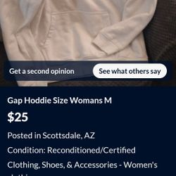 Women's gap hoodie size medium