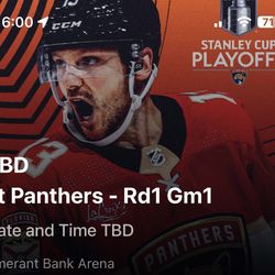 Florida Panthers Round One Playoff