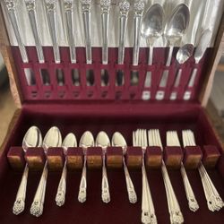 This is an 1847 Rogers Bros. silverware Set, Vintage,antique .