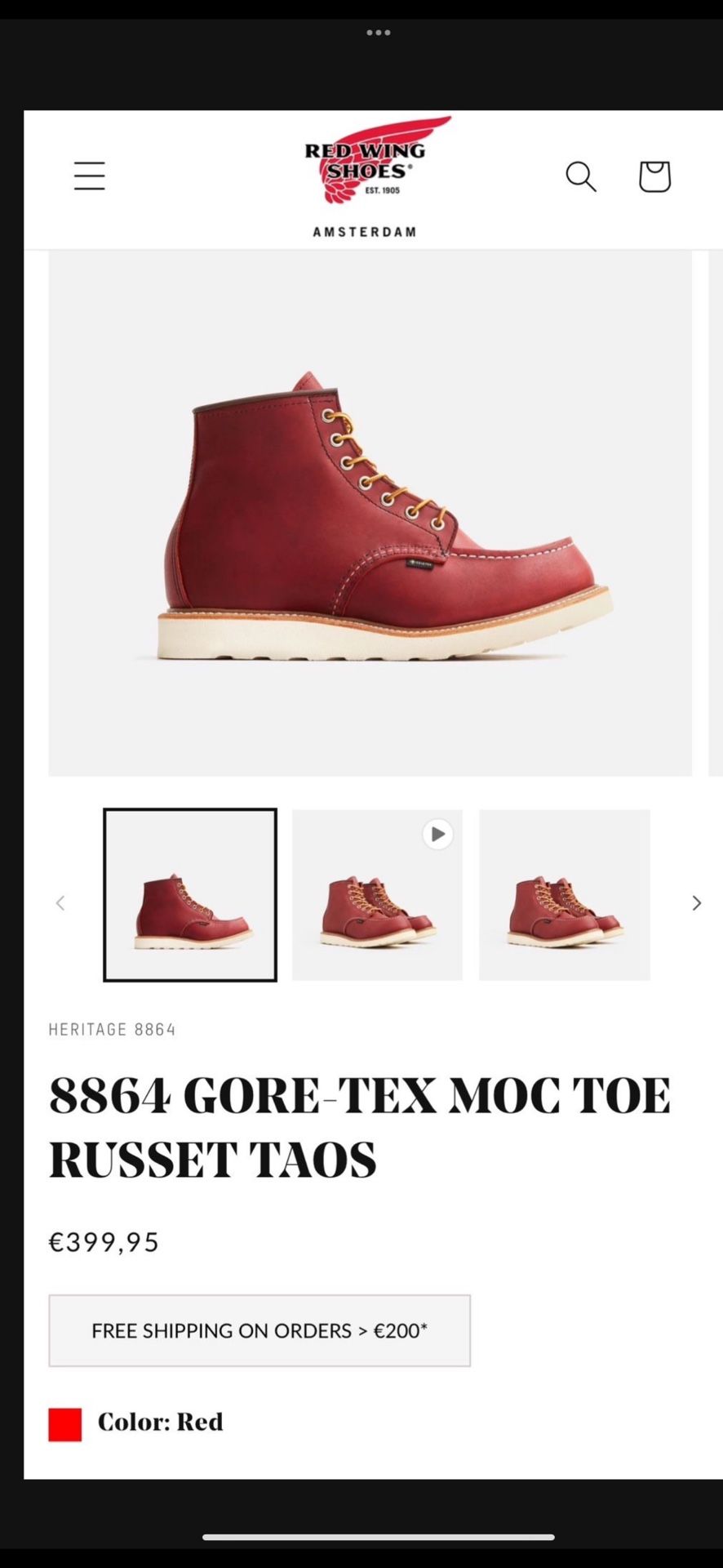 Red Wings Boots