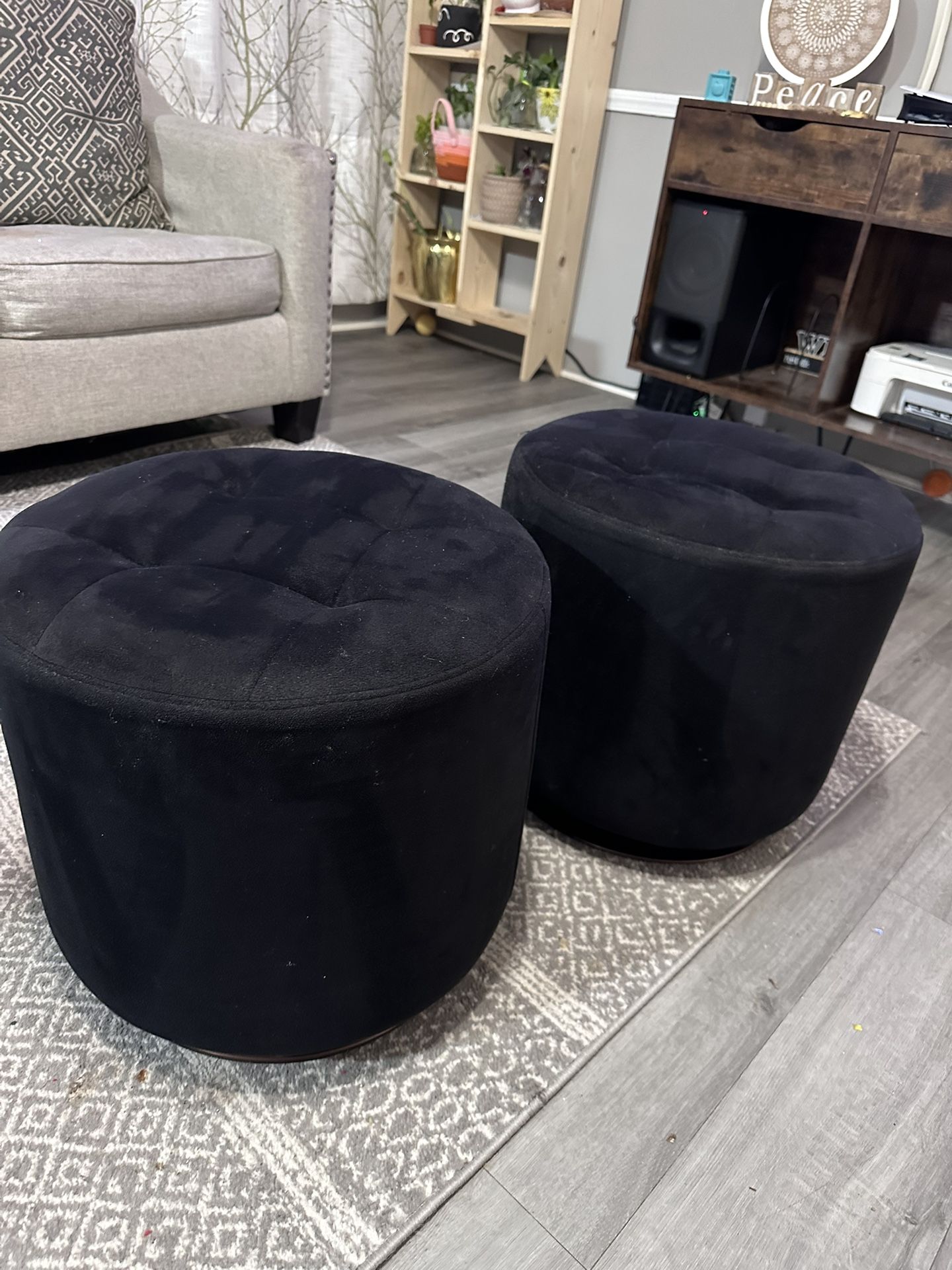 Swivel Ottomans