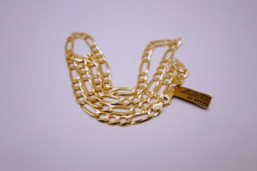14 K Figaro Chain