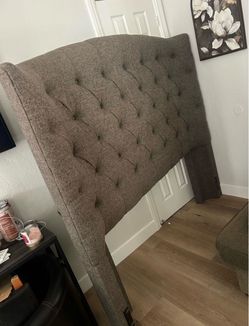 Queen headboard & bedframe