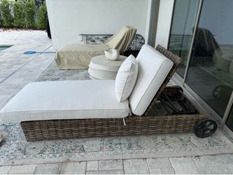 Luxury sunset west outdoor chaise (2) and a large daybed sold separately