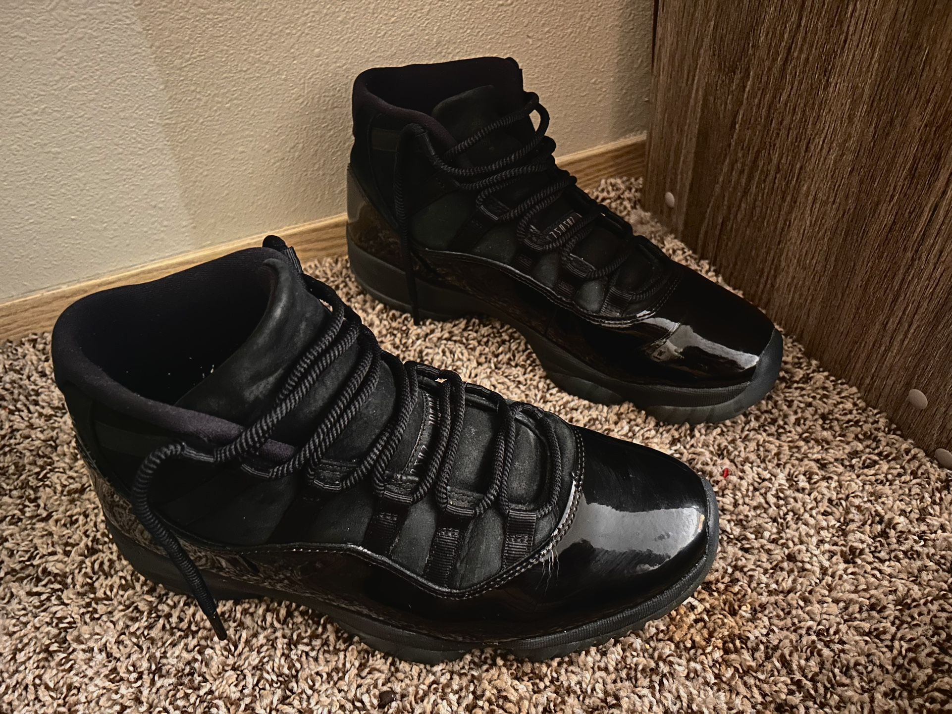 Black Jordan 11’s