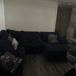 Blue Sectional Couch