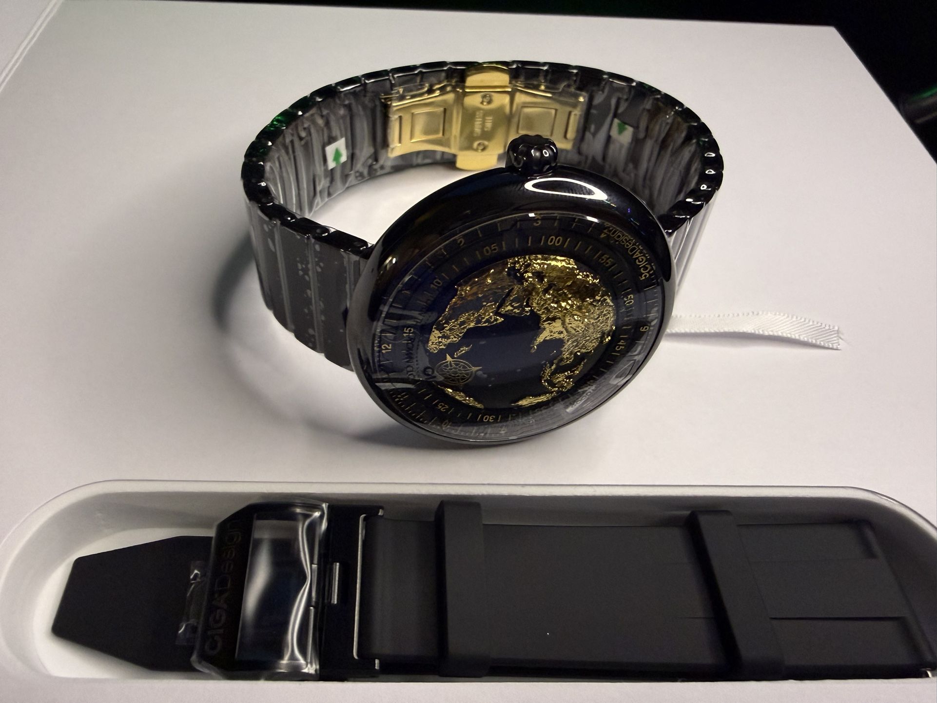 CIGA Design Blue Planet 24k Gold 