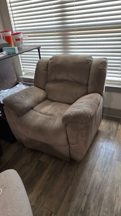 Single Reclining and Rocking Sofa