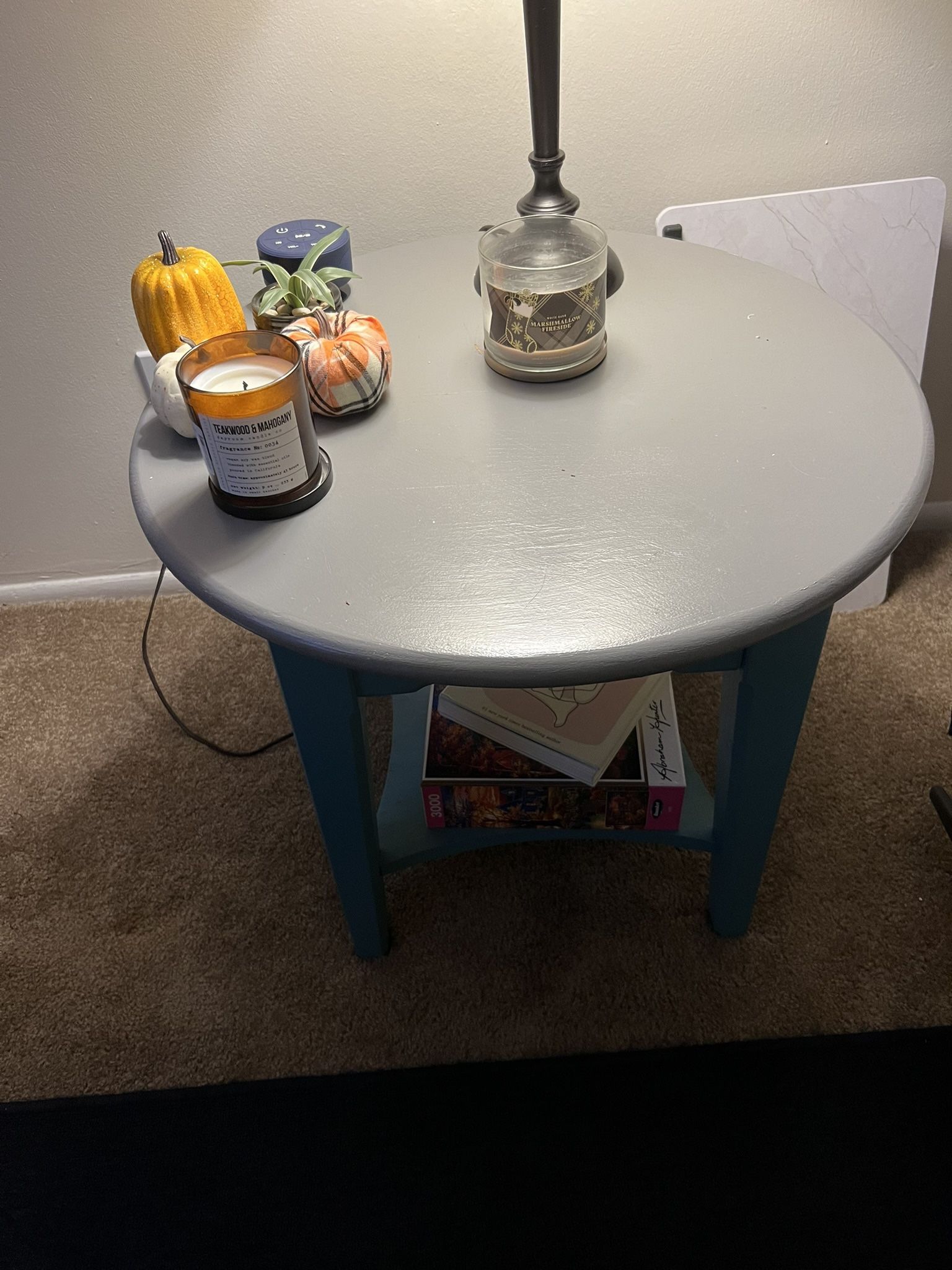 Two All Wood End Tables