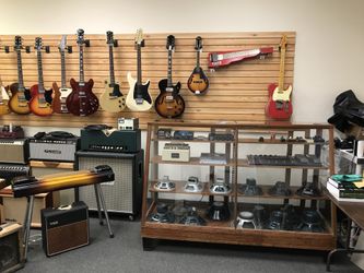 Lots of vintage and used guitars-amps & accessories