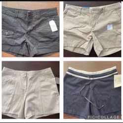 New Woman Shorts , Size 8 $10 for each, $30for all 