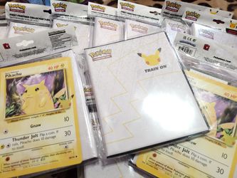 25th Anniversary Pikachu Binders
