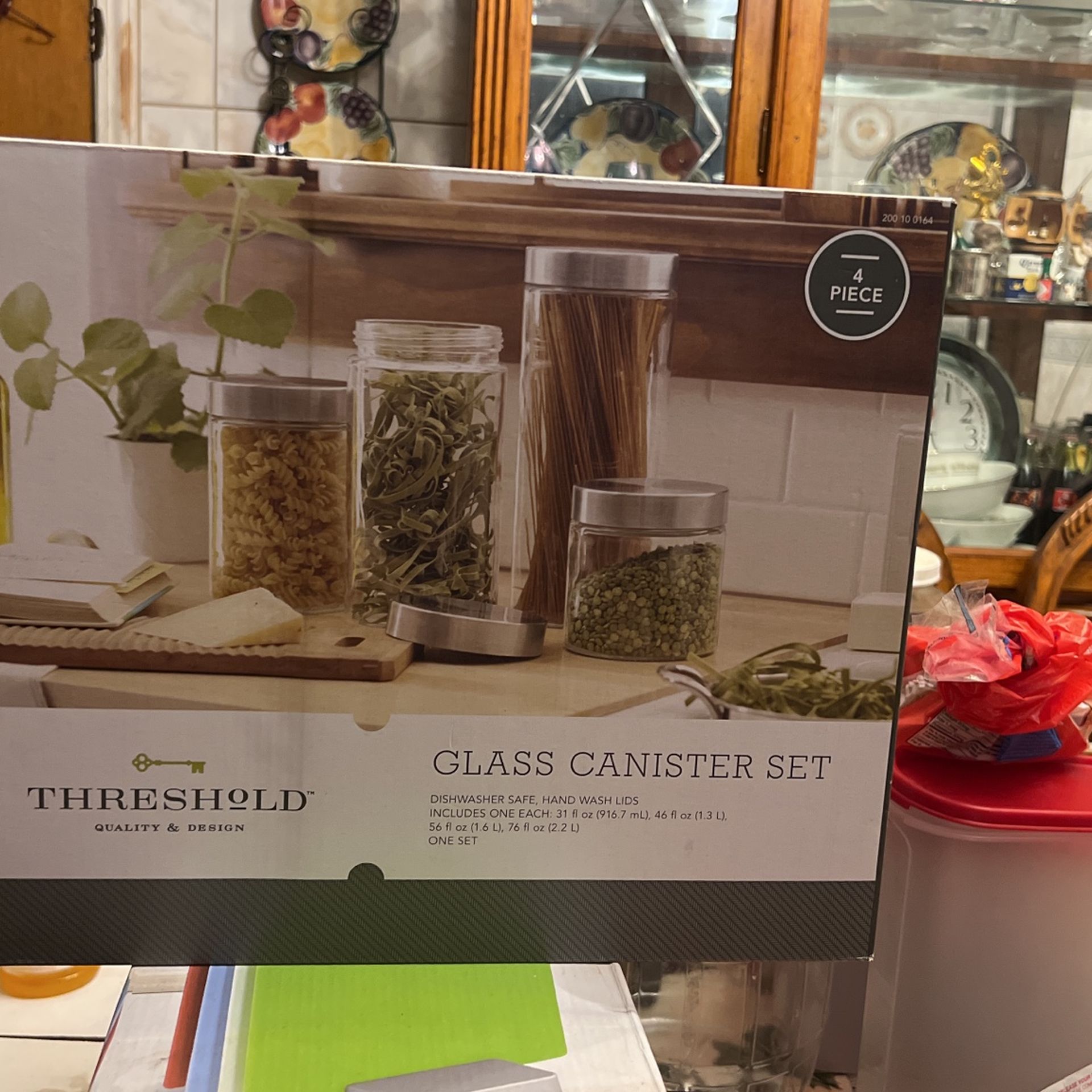 Threshold Quality And Design Glass Canister Set for Sale in Acampo, CA