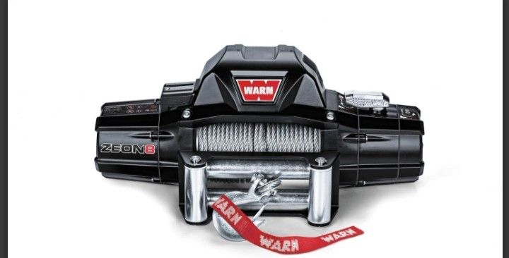 ZEON 8 Warn Winch, Mount and Power Lead - $1200