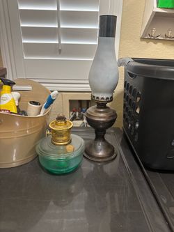Vintage oil lanterns